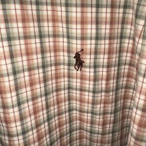 Ralph Lauren classic fit plaid flannel shirt men's 3XLT 3XL Tall EUC LN